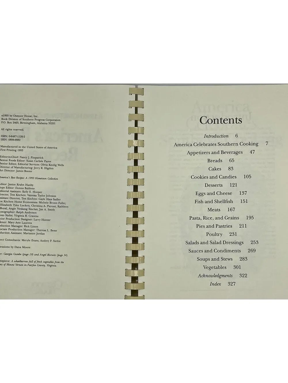 Vintage Community Cookbook, America's Recipes, 1993